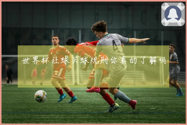 世界杯让球买球规则你真的了解吗